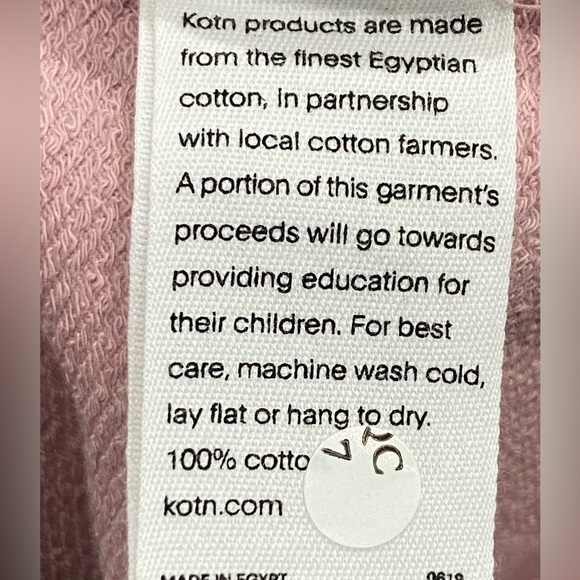 Goodee x Kotn The Goodee Hoodie Sweatshirt Pullover Dusty Rose Mens Size M NWT - Picture 11 of 11